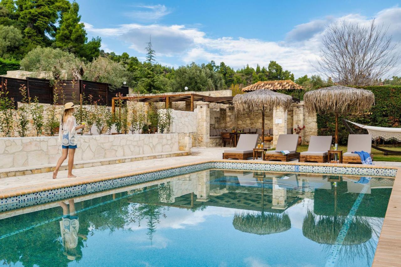 Palmrise Luxury Villas By Travel Pro Services - Nea Skioni Halkidiki エクステリア 写真